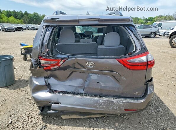 5TDKZ3DC2LS055622 2020 TOYOTA SIENNA Gray Widok z tyłu