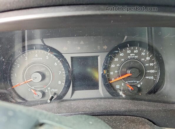 5TDKZ3DC3HS769041 2017 TOYOTA SIENNA Burgundy Instrument cluster view