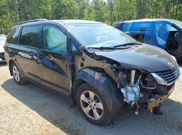 5TDKZ3DC3HS860391 2017 TOYOTA SIENNA Black Передня права чверть
