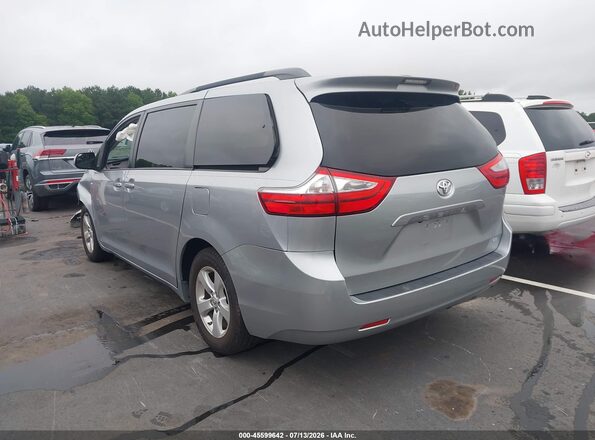 5TDKZ3DC3HS860763 2017 TOYOTA SIENNA Silver Rear left