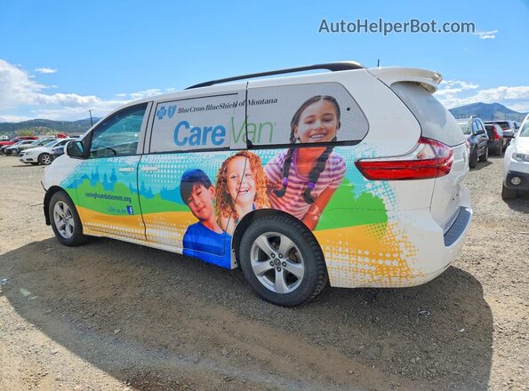 5TDKZ3DC3JS949075 2018 TOYOTA SIENNA Белый Задняя левая четверть