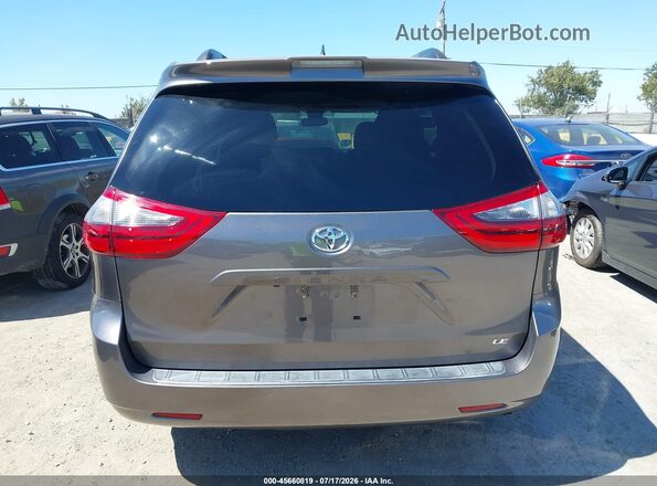 5TDKZ3DC3LS049277 2020 TOYOTA SIENNA Gray 