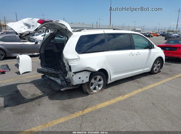 5TDKZ3DC4HS783434 2017 TOYOTA SIENNA White უკანა მარჯვენა