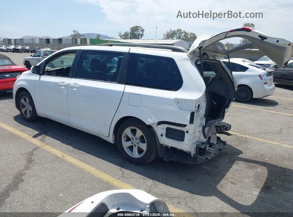 5TDKZ3DC4HS783434 2017 TOYOTA SIENNA White უკანა მარცხენა