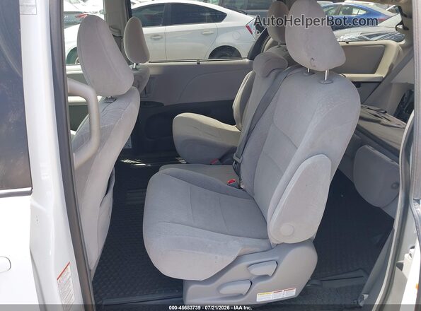 5TDKZ3DC4HS783434 2017 TOYOTA SIENNA White VIN კოდის სტიკერის ხედი