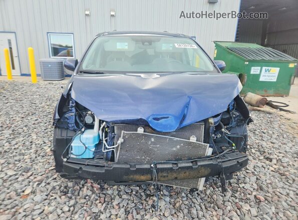 5TDKZ3DC4LS023786 2020 TOYOTA SIENNA Blue Front view