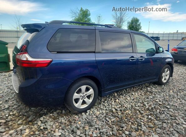 5TDKZ3DC4LS023786 2020 TOYOTA SIENNA Blue Rear right