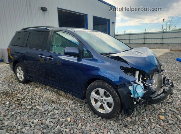 5TDKZ3DC4LS023786 2020 TOYOTA SIENNA Blue Front right