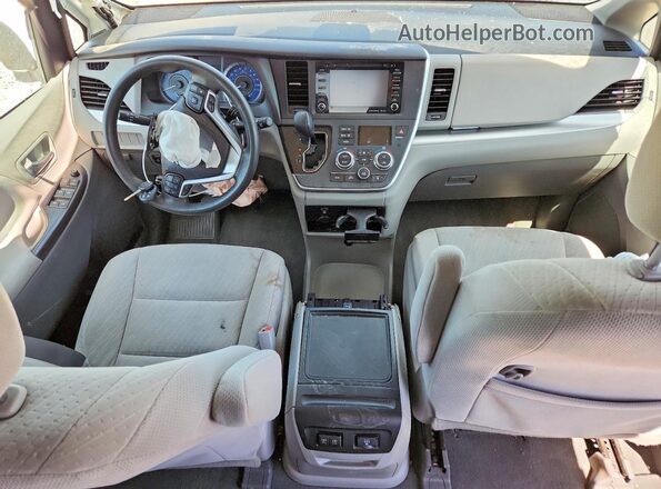 5TDKZ3DC4LS028129 2020 TOYOTA SIENNA White Dashboard view