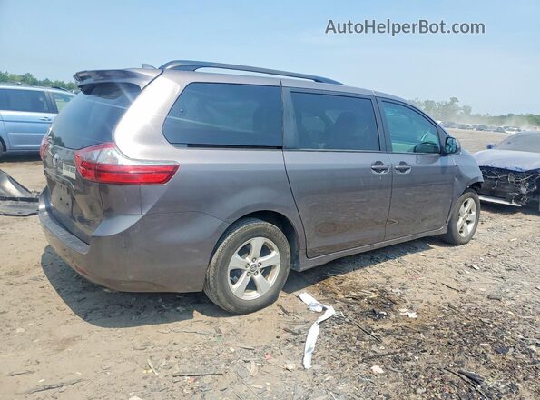 5TDKZ3DC4LS038692 2020 TOYOTA SIENNA Gray Trasero derecho