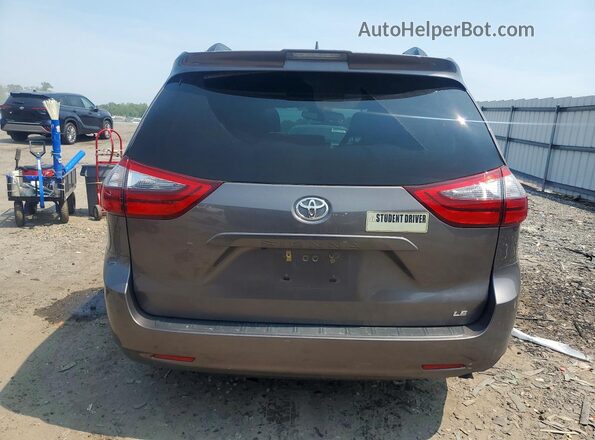 5TDKZ3DC4LS038692 2020 TOYOTA SIENNA Gray Vista trasera