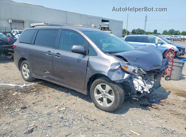 5TDKZ3DC4LS038692 2020 TOYOTA SIENNA Gray Delantero derecho