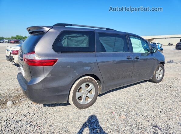 5TDKZ3DC5HS791879 2017 TOYOTA SIENNA Gray Trasero derecho