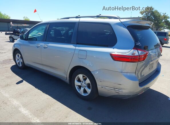 5TDKZ3DC5HS881078 2017 TOYOTA SIENNA Серебряный Задняя левая четверть