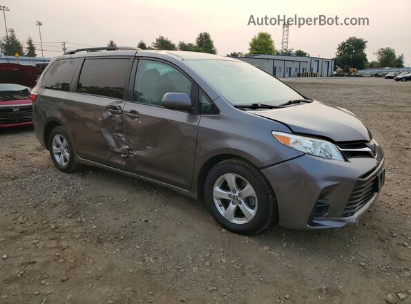 5TDKZ3DC5LS029080 2020 TOYOTA SIENNA Gray წინა მარჯვენა