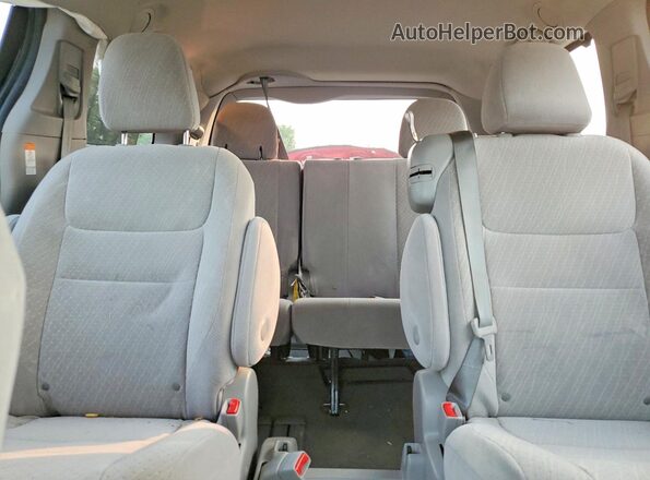 5TDKZ3DC5LS029080 2020 TOYOTA SIENNA Gray უკანა სავარძლების ხედი