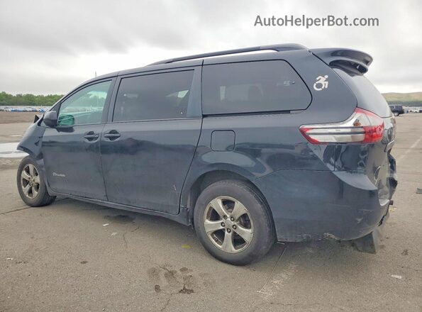5TDKZ3DC6HS793284 2017 TOYOTA SIENNA Black Tył lewy