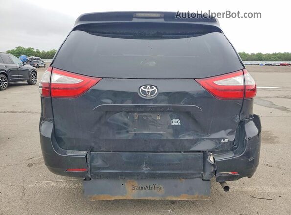 5TDKZ3DC6HS793284 2017 TOYOTA SIENNA Black Widok z tyłu