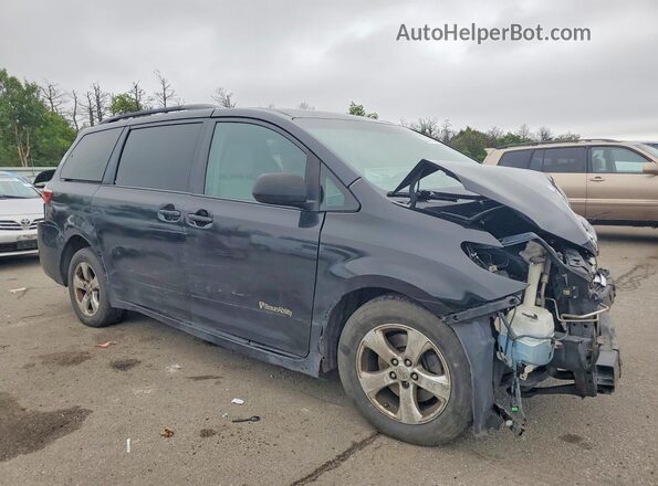 5TDKZ3DC6HS793284 2017 TOYOTA SIENNA Black Przód prawy