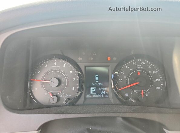 5TDKZ3DC6HS853256 2017 TOYOTA SIENNA White Vista del cuadro de instrumentos