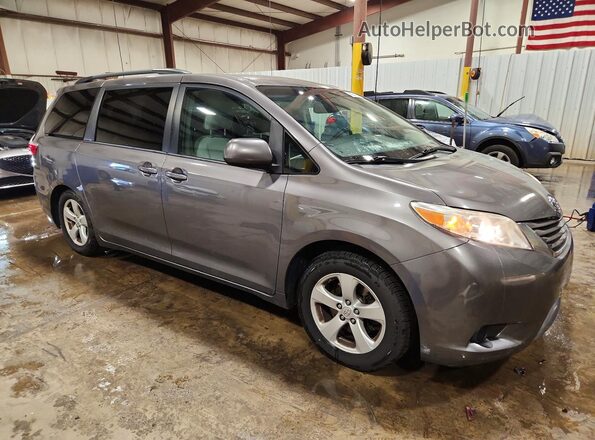 5TDKZ3DC6HS897421 2017 TOYOTA SIENNA Gray Передня права чверть
