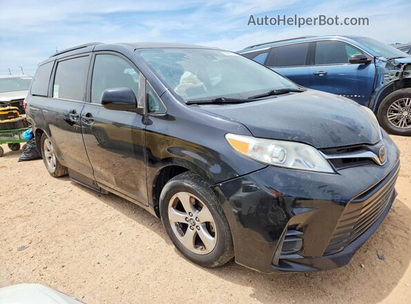 5TDKZ3DC6JS915325 2018 TOYOTA SIENNA Black Առջևի աջ