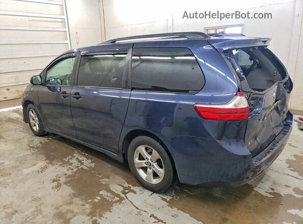 5TDKZ3DC6JS960068 2018 TOYOTA SIENNA Blue Trasero izquierdo