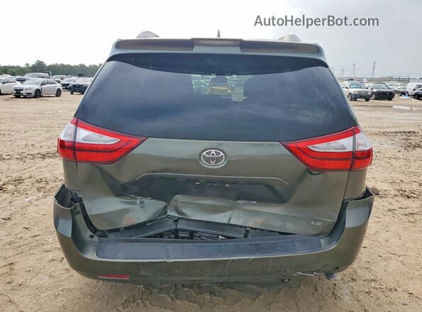 5TDKZ3DC6KS981830 2019 TOYOTA SIENNA Green უკანა ხედი