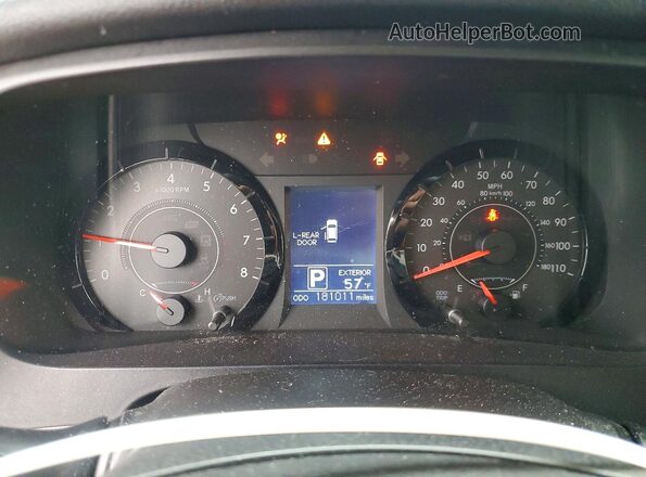 5TDKZ3DC7HS824705 2017 TOYOTA SIENNA Blue Widok zestawu wskaźników