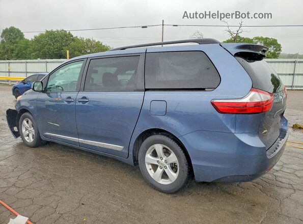5TDKZ3DC7HS824705 2017 TOYOTA SIENNA Blue Tył lewy