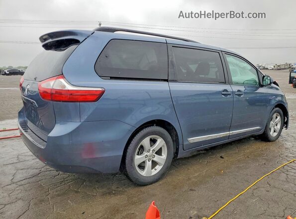 5TDKZ3DC7HS824705 2017 TOYOTA SIENNA Blue Tył prawy