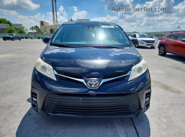 5TDKZ3DC7JS959852 2018 TOYOTA SIENNA Black Դիմացի տեսք