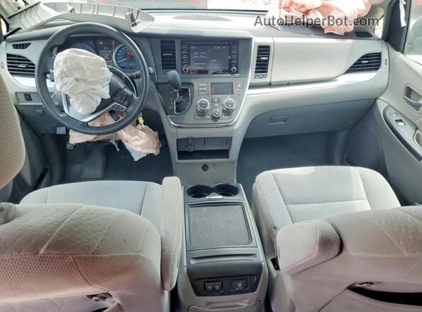 5TDKZ3DC7KS986504 2019 TOYOTA SIENNA White Առջևի վահանակի տեսք