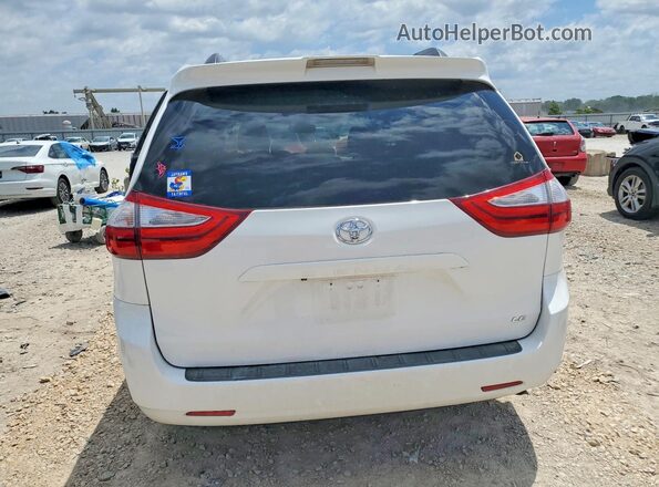 5TDKZ3DC7KS986504 2019 TOYOTA SIENNA White Հետևի տեսք