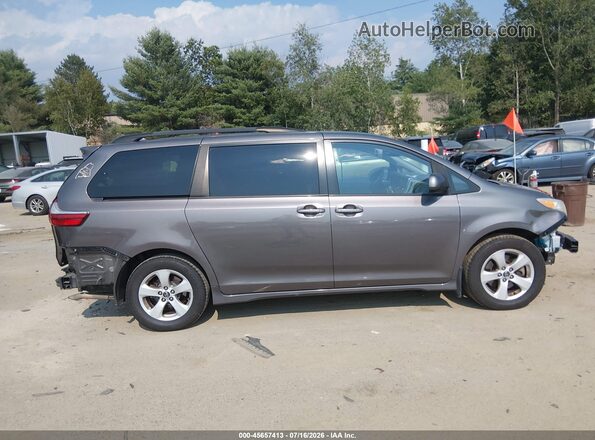 5TDKZ3DC8KS968948 2019 TOYOTA SIENNA Gray 360 interior view