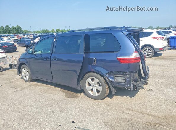 5TDKZ3DC8KS994501 2019 TOYOTA SIENNA Blue Հետևի ձախ