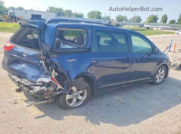 5TDKZ3DC8KS994501 2019 TOYOTA SIENNA Blue Հետևի աջ