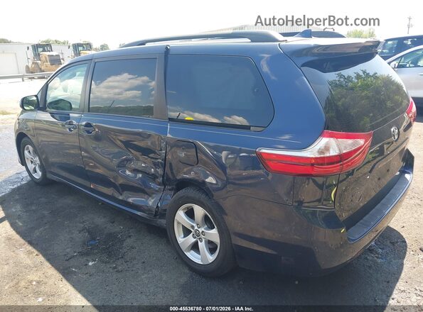 5TDKZ3DC9JS913083 2018 TOYOTA SIENNA Blue Trasero izquierdo