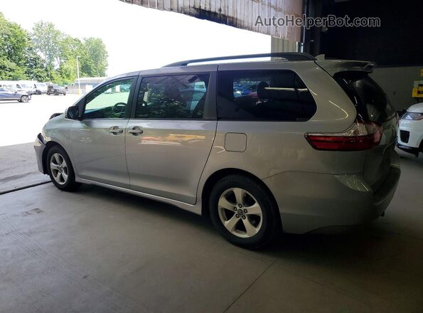 5TDKZ3DCXJS921127 2018 TOYOTA SIENNA Gray უკანა მარცხენა