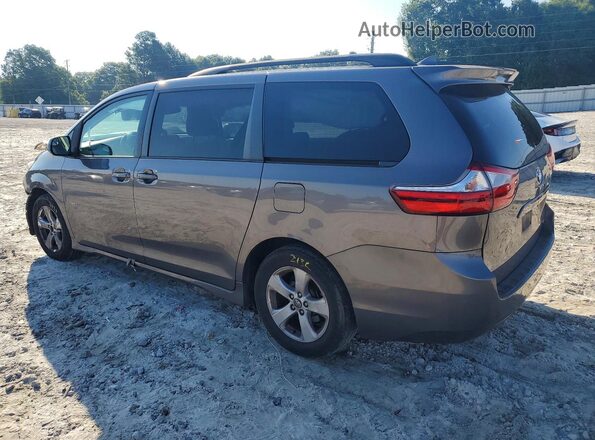 5TDKZ3DCXJS953253 2018 TOYOTA SIENNA Gray Հետևի ձախ