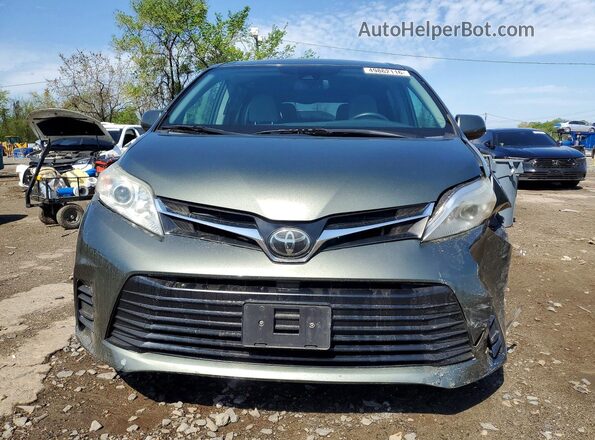 5TDKZ3DCXKS970362 2019 TOYOTA SIENNA Green Вид спереду
