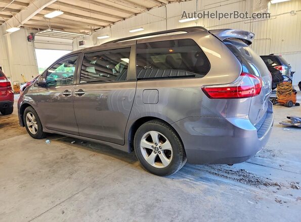 5TDKZ3DCXLS055139 2020 TOYOTA SIENNA Gray Հետևի ձախ
