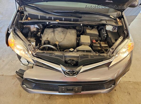 5TDKZ3DCXLS055139 2020 TOYOTA SIENNA Gray Շարժիչի բաժամունքի տեսք
