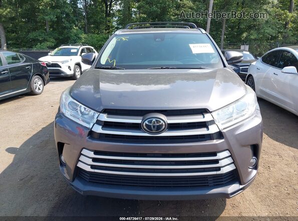 5TDKZRFH0HS515329 2017 TOYOTA HIGHLANDER Gray Instrument cluster view