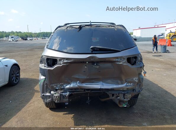 5TDKZRFH0HS515329 2017 TOYOTA HIGHLANDER Gray 