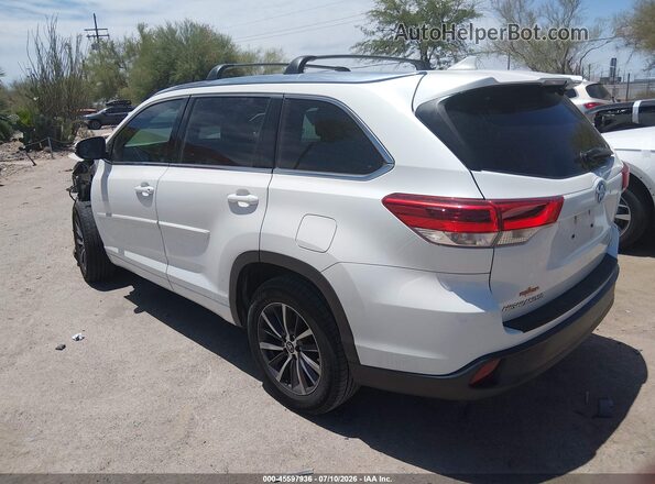 5TDKZRFH0JS544335 2018 TOYOTA HIGHLANDER White Tył lewy