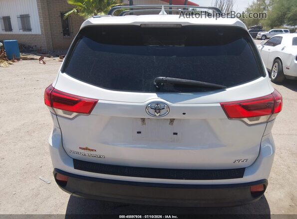 5TDKZRFH0JS544335 2018 TOYOTA HIGHLANDER White 
