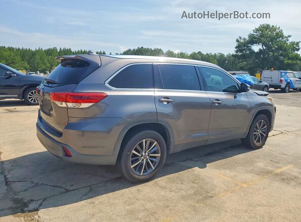 5TDKZRFH0KS554476 2019 TOYOTA HIGHLANDER Charcoal Tył prawy