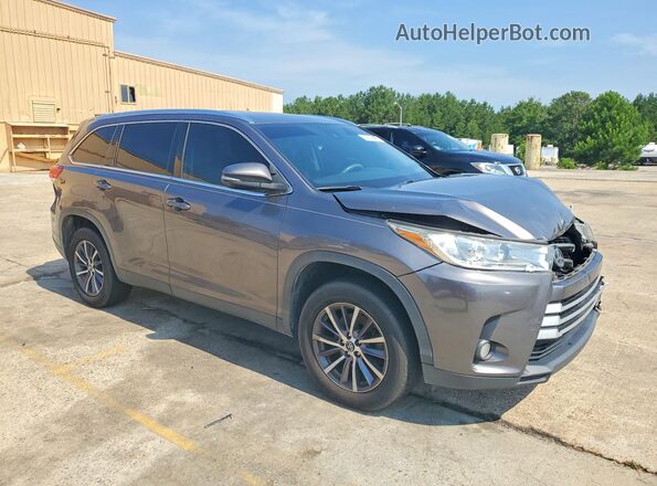 5TDKZRFH0KS554476 2019 TOYOTA HIGHLANDER Charcoal Przód prawy