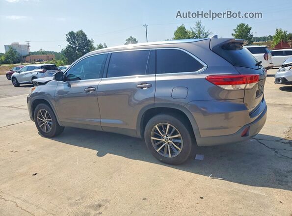 5TDKZRFH0KS554476 2019 TOYOTA HIGHLANDER Charcoal Tył lewy